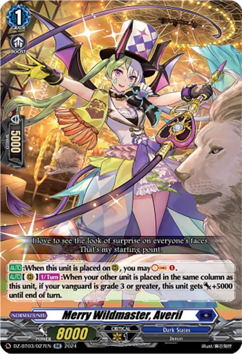 Merry Wildmaster, Averil, DZ-BT03: Dimensional Transcendence DZ-BT03/027EN