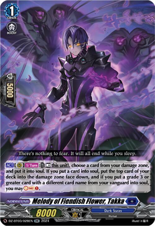 Melody of Fiendish Flower, Takka, DZ-BT03: Dimensional Transcendence DZ-BT03/028EN