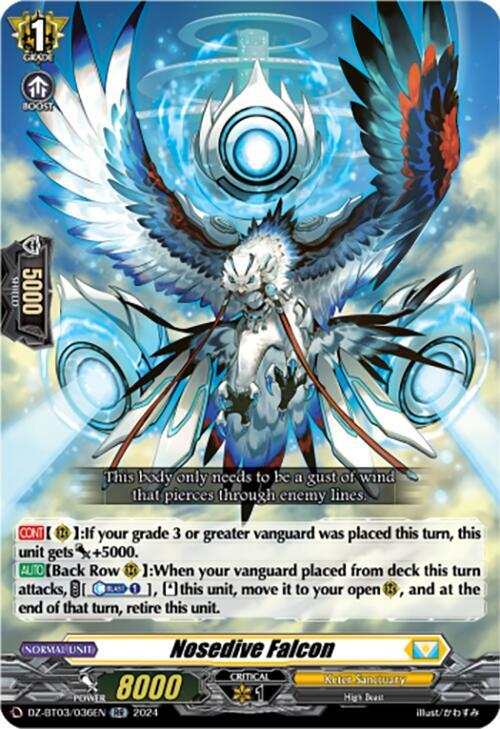 Nosedive Falcon, DZ-BT03: Dimensional Transcendence DZ-BT03/036EN