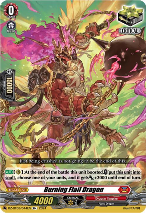 Burning Flail Dragon (R+), DZ-BT03: Dimensional Transcendence DZ-BT03/044EN