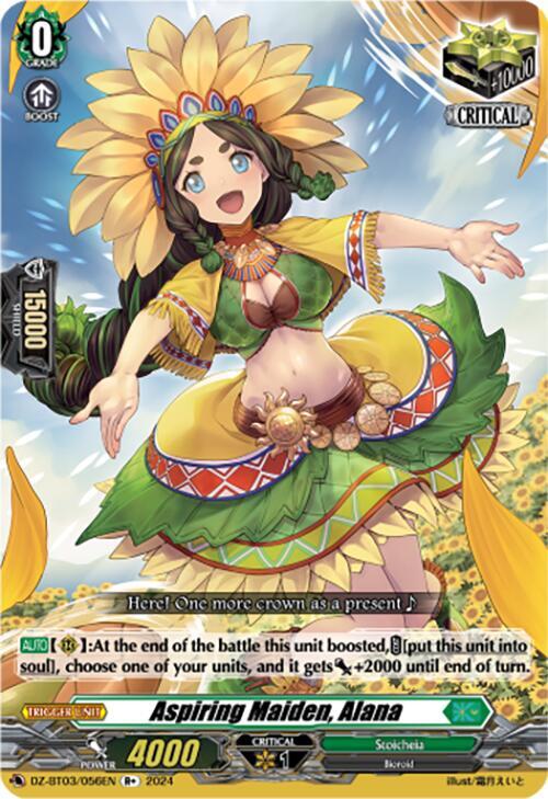 Aspiring Maiden, Alana (R+), DZ-BT03: Dimensional Transcendence DZ-BT03/056EN
