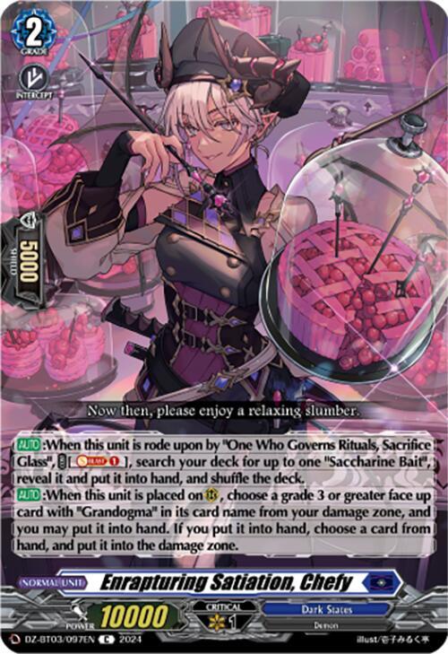 Enrapturing Satiation, Chefy, DZ-BT03: Dimensional Transcendence DZ-BT03/097EN