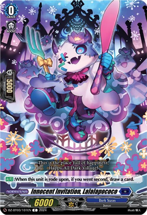 Innocent Invitation, Lalalapococo, DZ-BT03: Dimensional Transcendence DZ-BT03/101EN