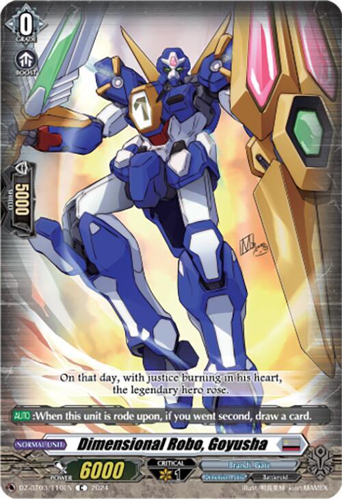 Dimensional Robo, Goyusha, DZ-BT03: Dimensional Transcendence DZ-BT03/110EN