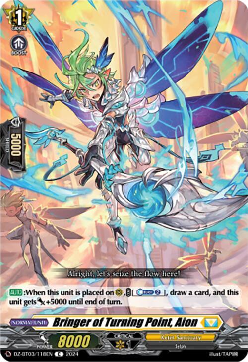 Bringer of Turning Point, Aion, DZ-BT03: Dimensional Transcendence DZ-BT03/118EN