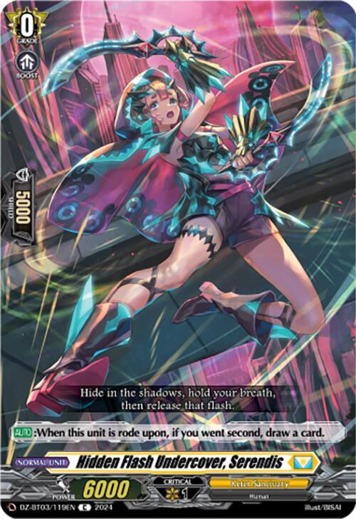 Hidden Flash Undercover, Serendis, DZ-BT03: Dimensional Transcendence DZ-BT03/119EN