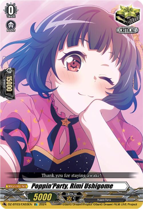Poppin'Party, Rimi Ushigome (EX), DZ-BT03: Dimensional Transcendence DZ-BT03/EX03EN
