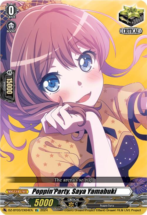 Poppin'Party, Saya Yamabuki (EX), DZ-BT03: Dimensional Transcendence DZ-BT03/EX04EN