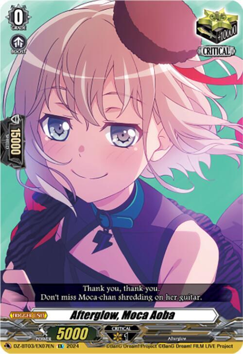 Afterglow, Moca Aoba (EX), DZ-BT03: Dimensional Transcendence DZ-BT03/EX07EN