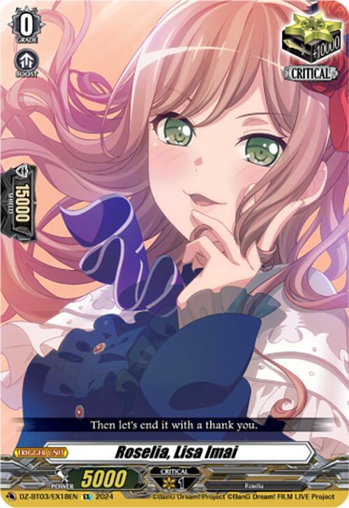 Roselia, Lisa Imai (EX), DZ-BT03: Dimensional Transcendence DZ-BT03/EX18EN