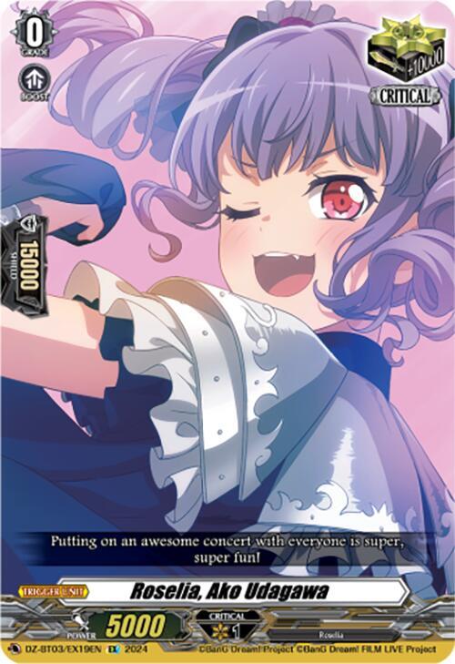 Roselia, Ako Udagawa (EX), DZ-BT03: Dimensional Transcendence DZ-BT03/EX19EN