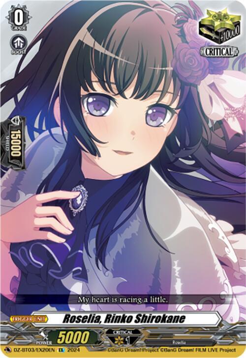 Roselia, Rinko Shirokane (EX), DZ-BT03: Dimensional Transcendence DZ-BT03/EX20EN