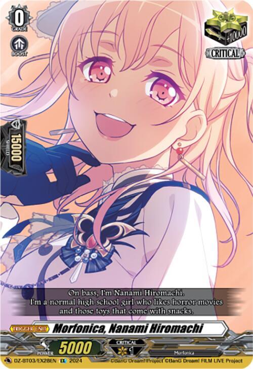 Morfonica, Nanami Hiromachi (EX), DZ-BT03: Dimensional Transcendence DZ-BT03/EX28EN