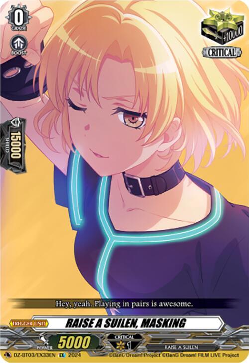 RAISE A SUILEN, MASKING (EX), DZ-BT03: Dimensional Transcendence DZ-BT03/EX33EN