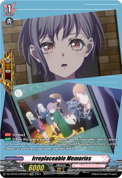 Irreplaceable Memories (EXP) (DZ-BT03/EXP02EN), DZ-BT03: Dimensional Transcendence DZ-BT03/EXP02EN