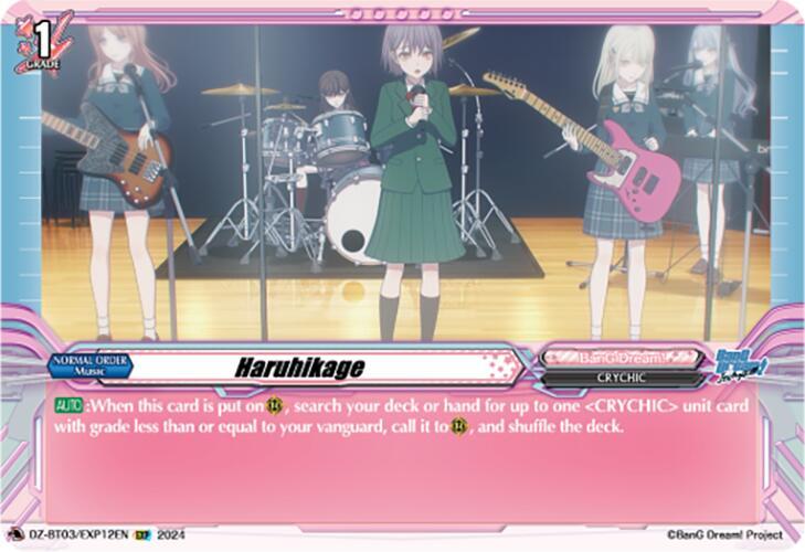 Haruhikage (EXP), DZ-BT03: Dimensional Transcendence DZ-BT03/EXP12EN