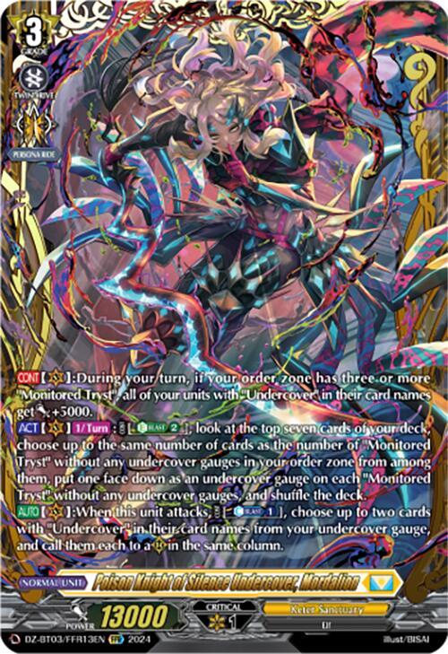 Poison Knight of Silence Undercover, Mordalion (FFR), DZ-BT03: Dimensional Transcendence DZ-BT03/FFR13EN