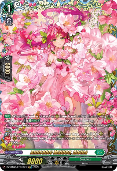 Amicable Maiden, Alvina (FFR), DZ-BT03: Dimensional Transcendence DZ-BT03/FFR18EN