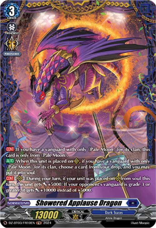 Showered Applause Dragon (FR), DZ-BT03: Dimensional Transcendence DZ-BT03/FR10EN