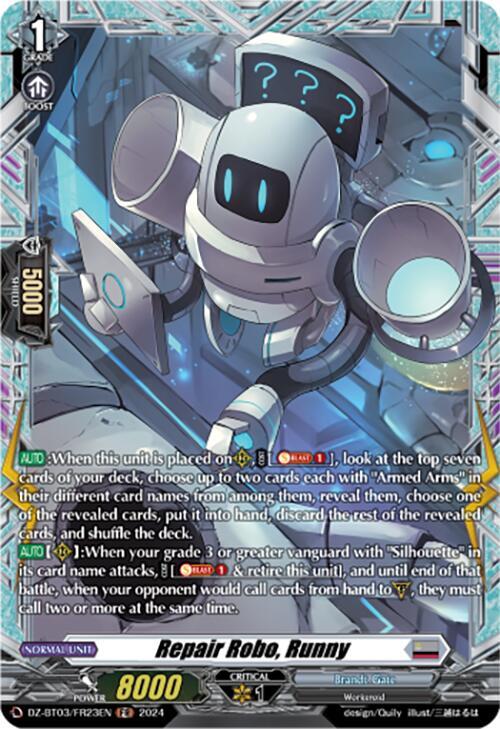 Repair Robo, Runny (FR), DZ-BT03: Dimensional Transcendence DZ-BT03/FR23EN