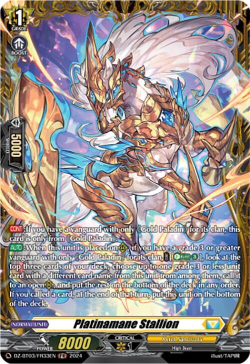 Platinamane Stallion (FR), DZ-BT03: Dimensional Transcendence DZ-BT03/FR33EN