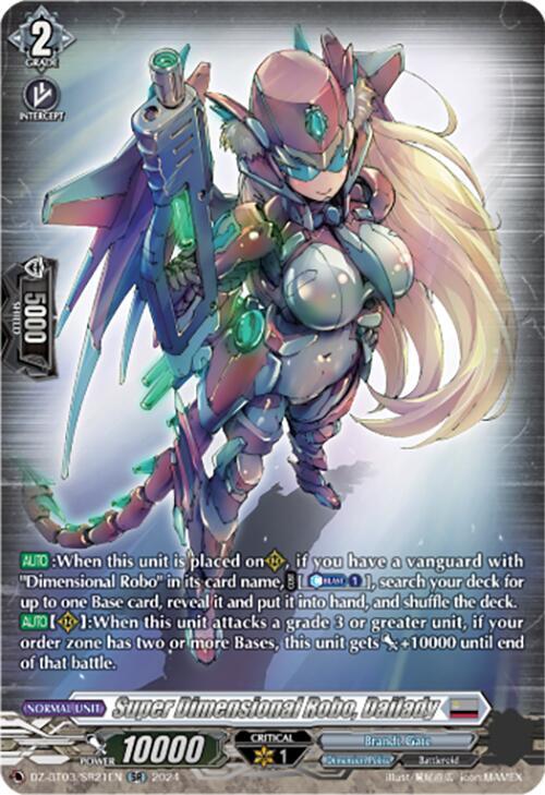 Super Dimensional Robo, Dailady (SR), DZ-BT03: Dimensional Transcendence DZ-BT03/SR21EN
