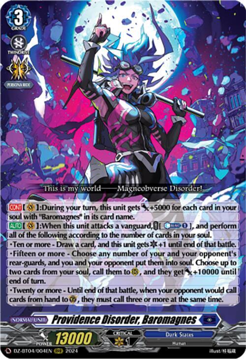 Providence Disorder, Baromagnes, DZ-BT04: Destined Showdown DZ-BT04/004EN