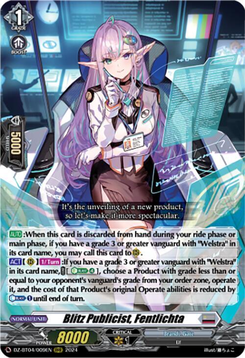 Blitz Publicist, Fentlichta, DZ-BT04: Destined Showdown DZ-BT04/009EN