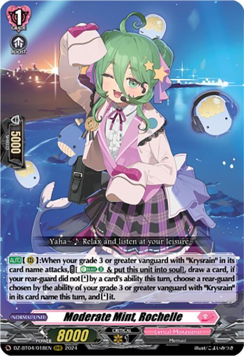 Moderate Mint, Rochelle, DZ-BT04: Destined Showdown DZ-BT04/018EN