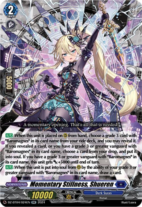 Momentary Stillness, Shueren, DZ-BT04: Destined Showdown DZ-BT04/024EN