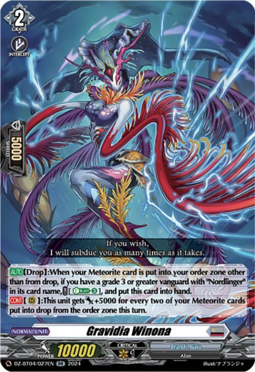 Gravidia Winona, DZ-BT04: Destined Showdown DZ-BT04/027EN