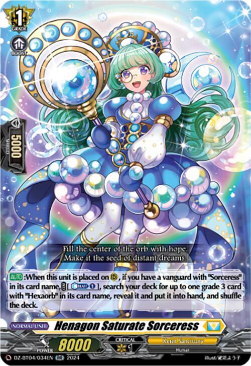 Henagon Saturate Sorceress, DZ-BT04: Destined Showdown DZ-BT04/034EN