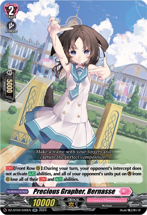 Precious Grapher, Bernasse, DZ-BT04: Destined Showdown DZ-BT04/040EN
