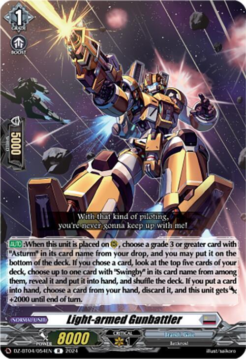 Light-armed Gunbattler, DZ-BT04: Destined Showdown DZ-BT04/054EN