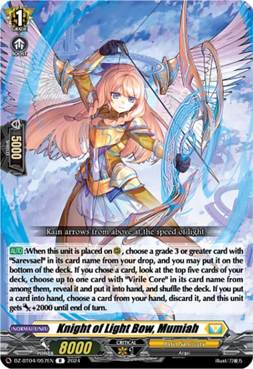 Knight of Light Bow, Mumiah, DZ-BT04: Destined Showdown DZ-BT04/057EN