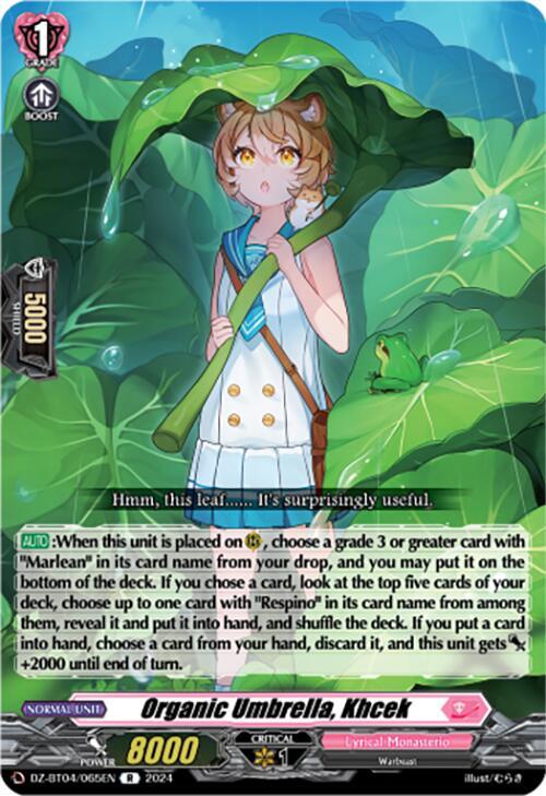 Organic Umbrella, Khcek, DZ-BT04: Destined Showdown DZ-BT04/065EN