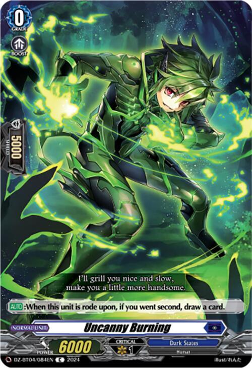 Uncanny Burning, DZ-BT04: Destined Showdown DZ-BT04/084EN