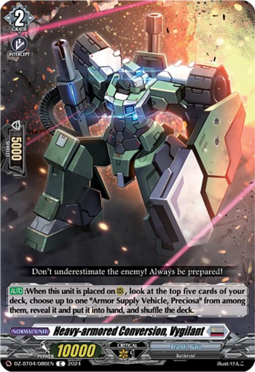 Heavy-armored Conversion, Vygilant, DZ-BT04: Destined Showdown DZ-BT04/086EN