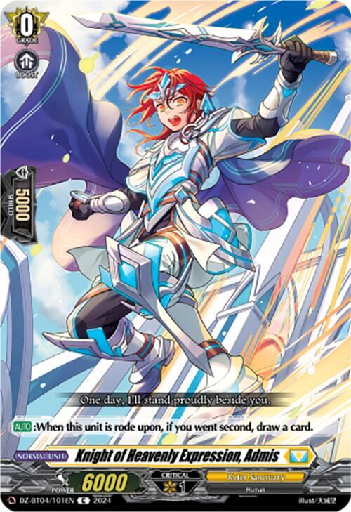 Knight of Heavenly Expression, Admis, DZ-BT04: Destined Showdown DZ-BT04/101EN