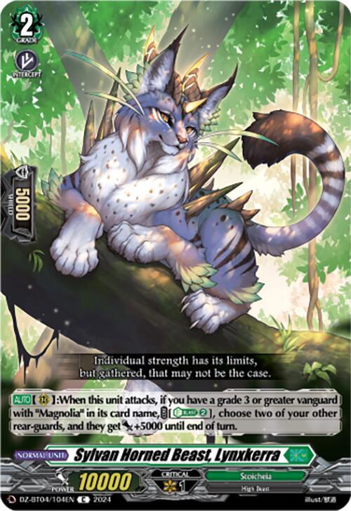 Sylvan Horned Beast, Lynxkerra, DZ-BT04: Destined Showdown DZ-BT04/104EN