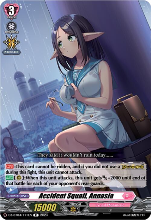 Accident Squall, Annasia, DZ-BT04: Destined Showdown DZ-BT04/111EN