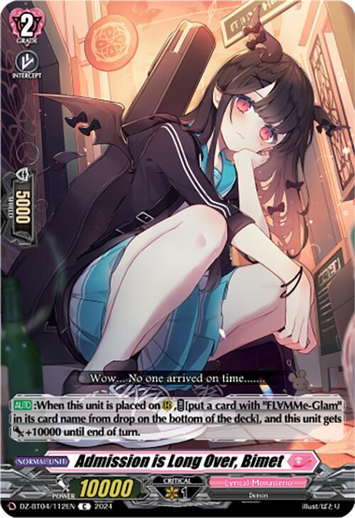 Admission is Long Over, Bimet, DZ-BT04: Destined Showdown DZ-BT04/112EN