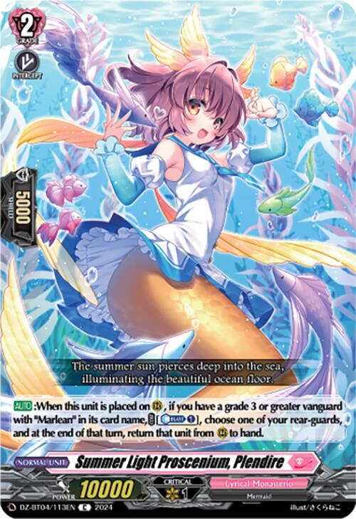 Summer Light Proscenium, Plendire, DZ-BT04: Destined Showdown DZ-BT04/113EN