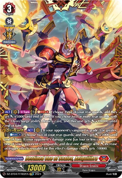 Destined One of Scales, Aelquilibra (FFR), DZ-BT04: Destined Showdown DZ-BT04/FFR02EN