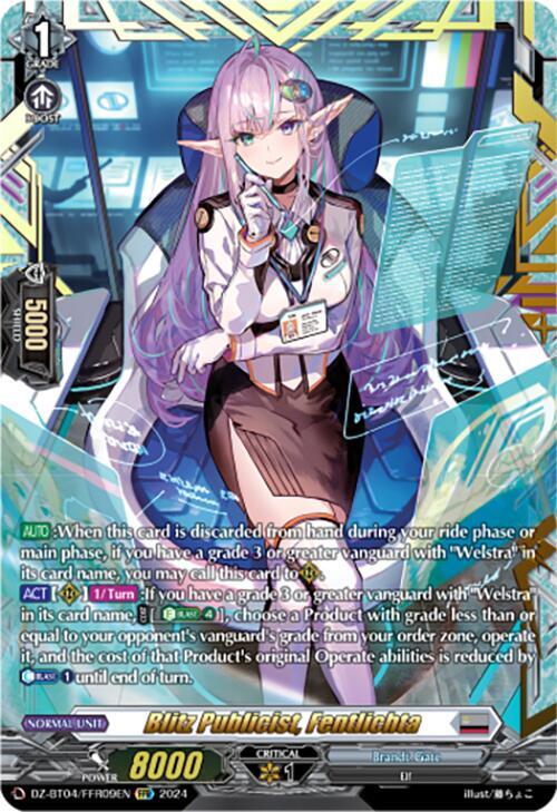 Blitz Publicist, Fentlichta (FFR), DZ-BT04: Destined Showdown DZ-BT04/FFR09EN