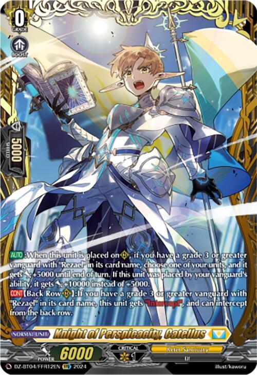 Knight of Perspicacity, Catellus (FFR), DZ-BT04: Destined Showdown DZ-BT04/FFR12EN