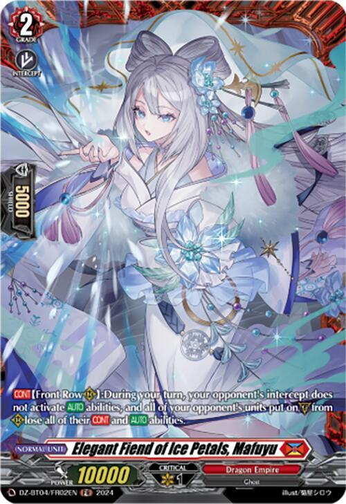 Elegant Fiend of Ice Petals, Mafuyu (FR), DZ-BT04: Destined Showdown DZ-BT04/FR02EN