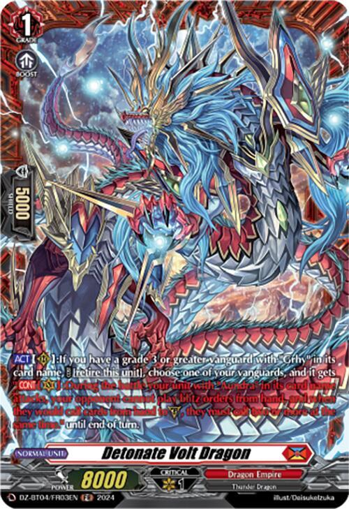 Detonate Volt Dragon (FR), DZ-BT04: Destined Showdown DZ-BT04/FR03EN
