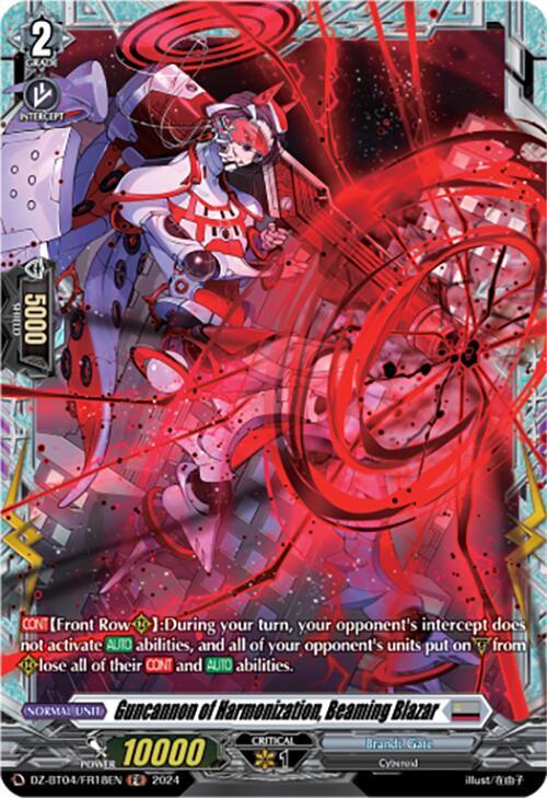 Guncannon of Harmonization, Beaming Blazar (FR), DZ-BT04: Destined Showdown DZ-BT04/FR18EN