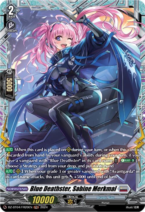 Blue Deathster, Sabine Merkmal (FR), DZ-BT04: Destined Showdown DZ-BT04/FR20EN